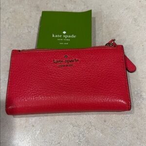 Kate Spade Vibrant Red Leather wallet